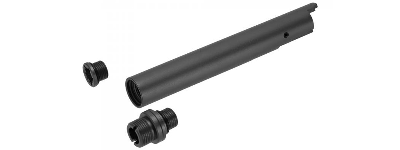 Laylax Hi-Capa 5.1 Non-Recoiling 2-Way Outer Barrel (Color: Black) - Click Image to Close