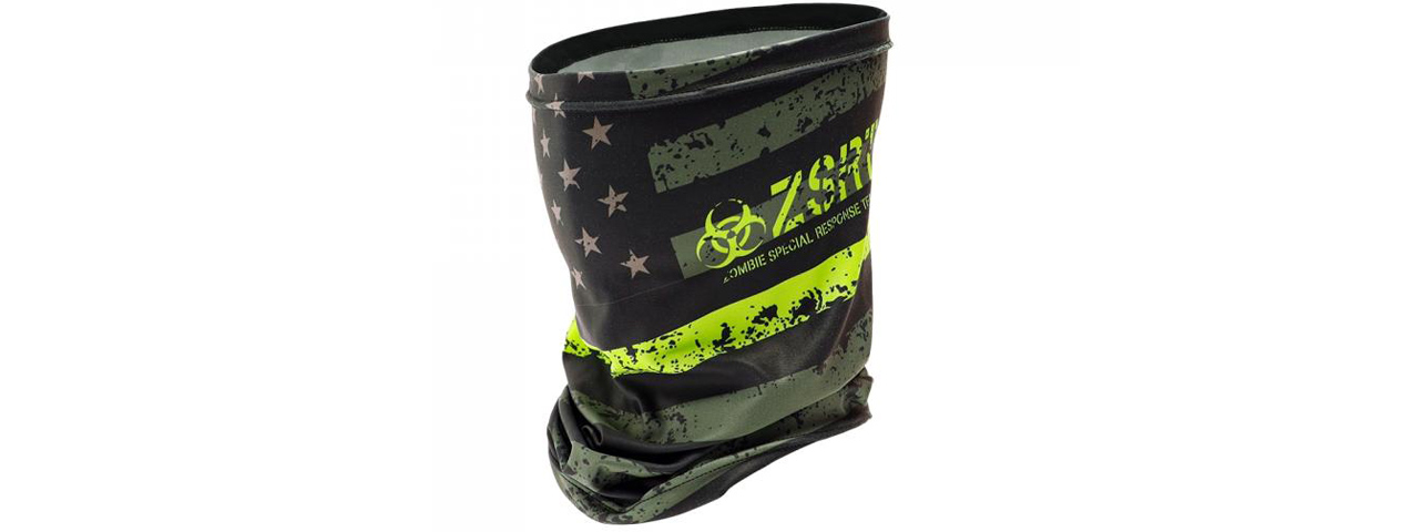 Laylax Zombie Special Response Team (ZSRT) Slim Fit Cool Neck Gaiter - Click Image to Close