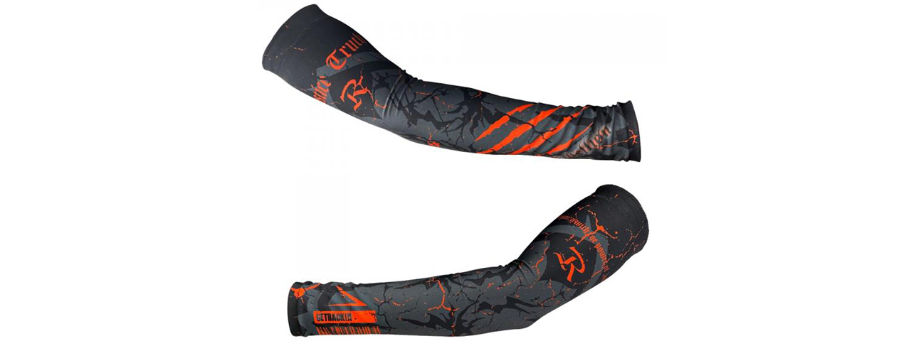 Laylax Rebellion Extra Large Cool Arm Cover (Color: Black, Orange, Gray) - Click Image to Close