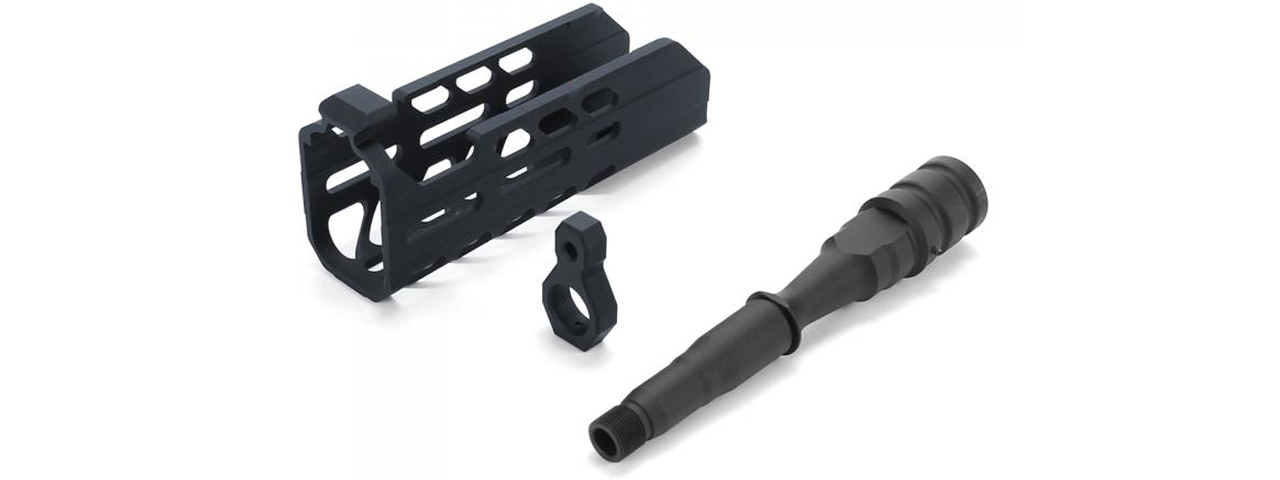 Laylax Short Handguard and Outer Barrel Set for Sig Air MCX (Color: Black) - Click Image to Close