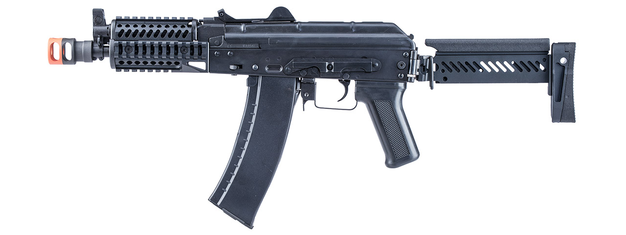 LCT ZKS-74UN AK AEG Rifle w/ Folding Stock (Black) - Click Image to Close