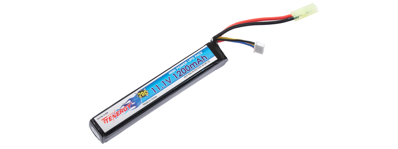Tenergy LiPo11.1V1200S Stick Battery Pack - Click Image to Close