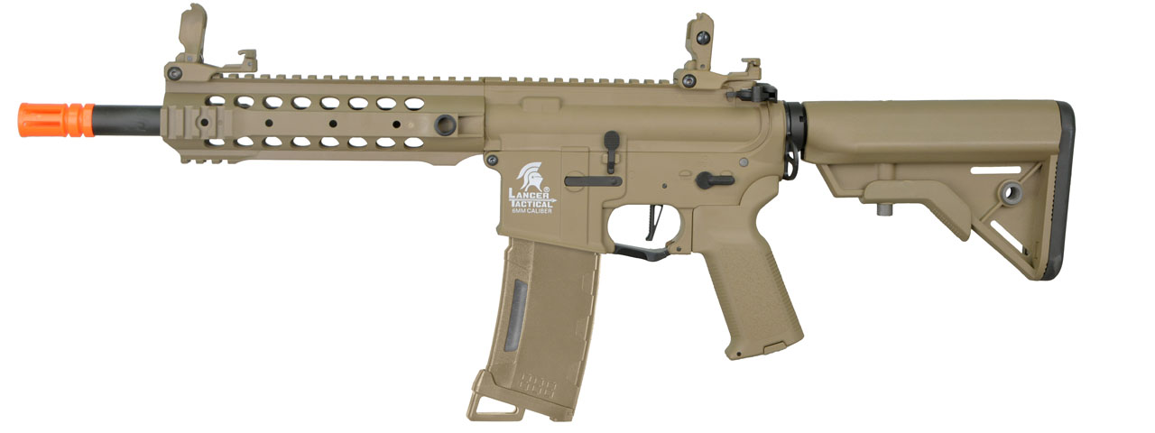 Lancer Tactical Gen 3 CQB M4 AEG Rifle (Color: Tan) - Click Image to Close