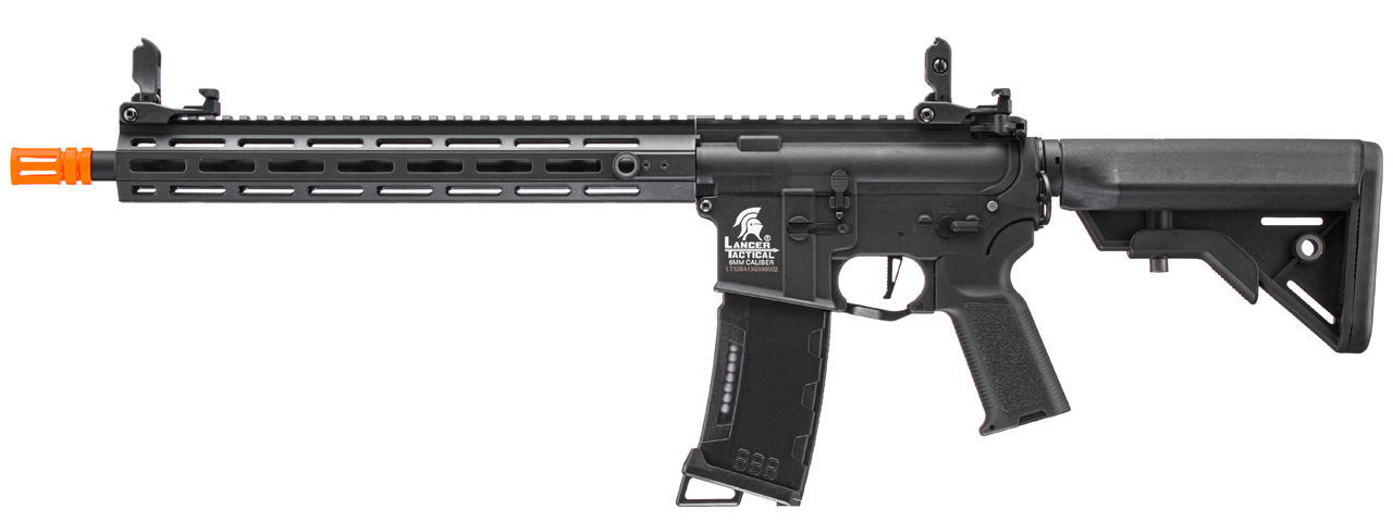 Lancer Tactical Gen 3 Hellion M-LOK 13" Airsoft M4 AEG (Color: Black) - Click Image to Close