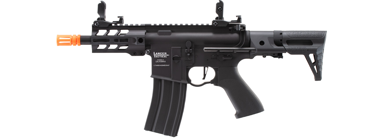 Lancer Tactical Enforcer Gen 2 Battle Hawk 4" PDW AEG (Color: Black) - Click Image to Close