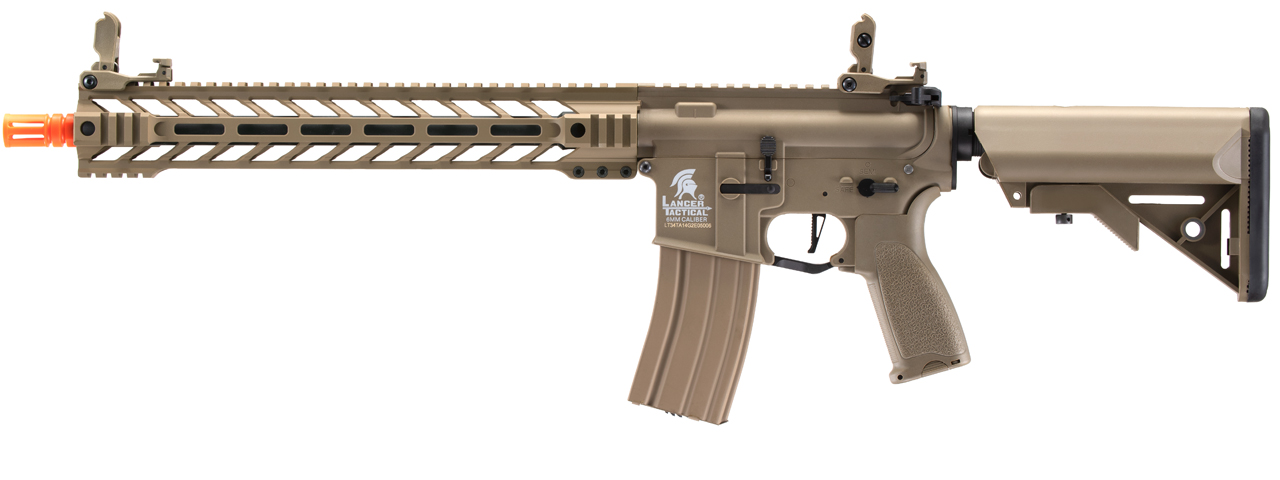 Lancer Tactical Enforcer Battle Hawk 14" Hybrid Series M4 AEG (Tan) - Click Image to Close