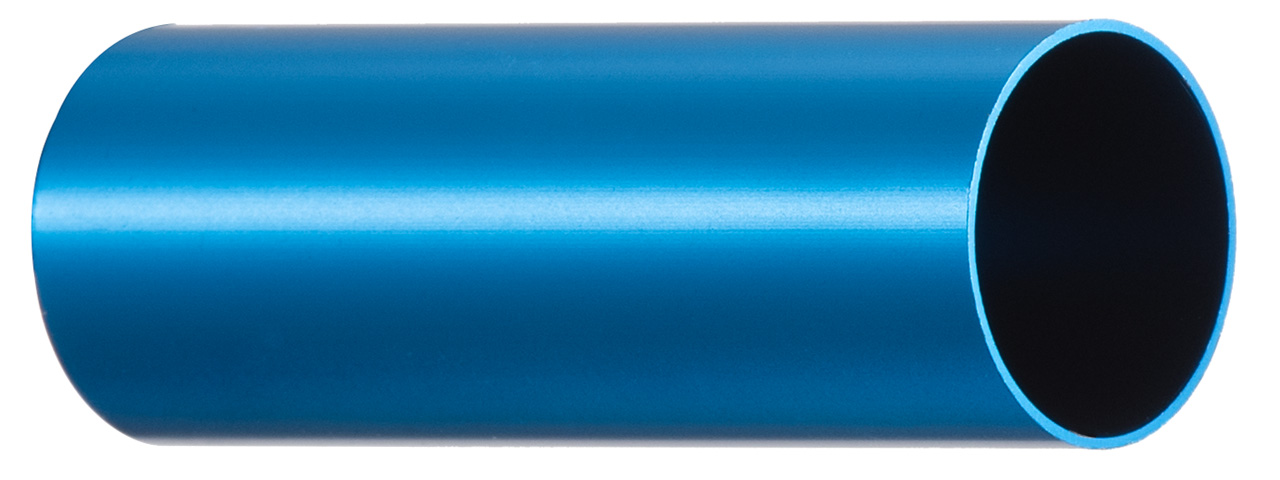 Lancer Tactical M4 Gen-2 CNC Stainless Steel Cylinder (Color: Blue) - Click Image to Close