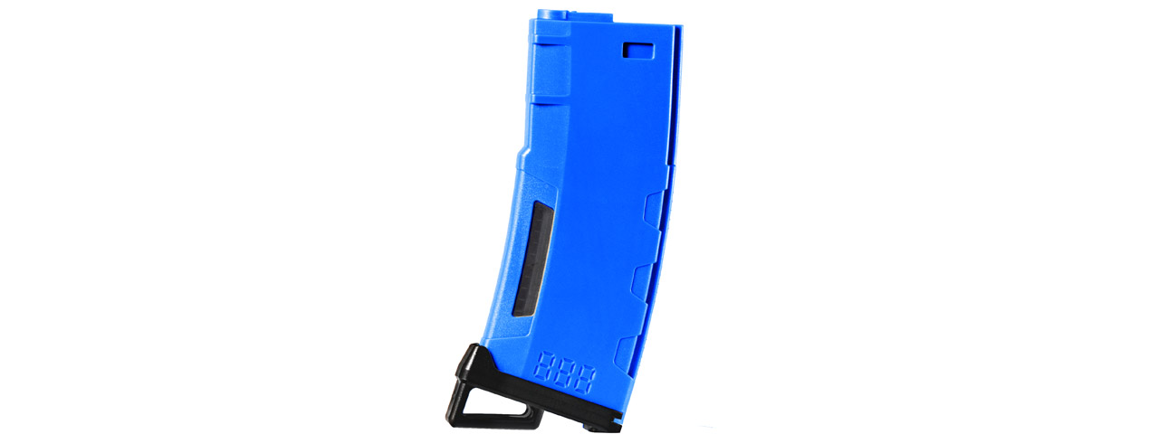 Lancer Tactical 130 Round High Speed Mid-Cap Magazine (Color: Blue) - Click Image to Close