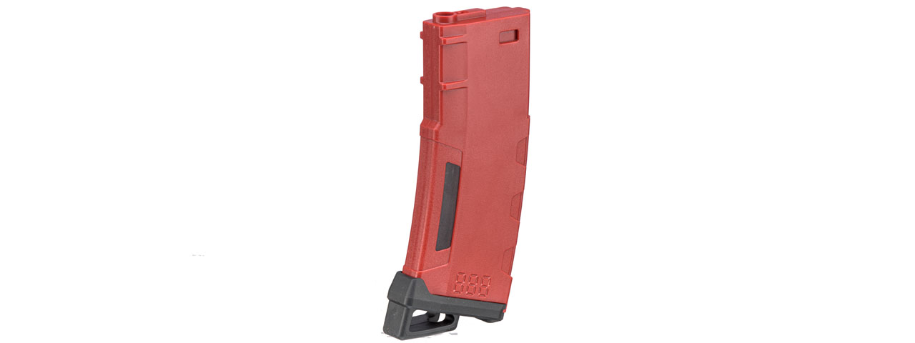 Lancer Tactical 130 Round High Speed Mid-Cap Magazine (Color: Red) - Click Image to Close