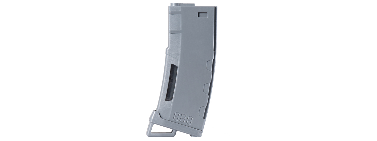 Lancer Tactical 130 Round High Speed Mid-Cap Magazine (Gray) - Click Image to Close