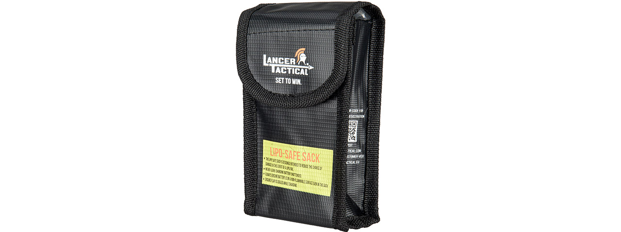 Lancer Tactical Lipo-Safe Charging Sack (Color: Black) - Click Image to Close