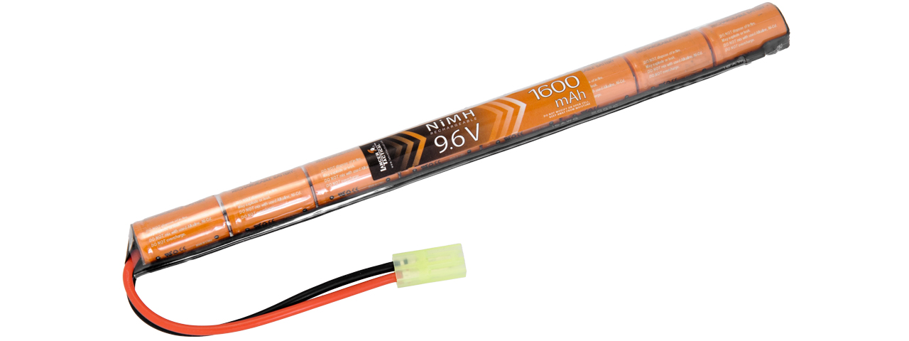 Lancer Tactical 9.6v 1600mAh Stick NiMH Battery - Click Image to Close