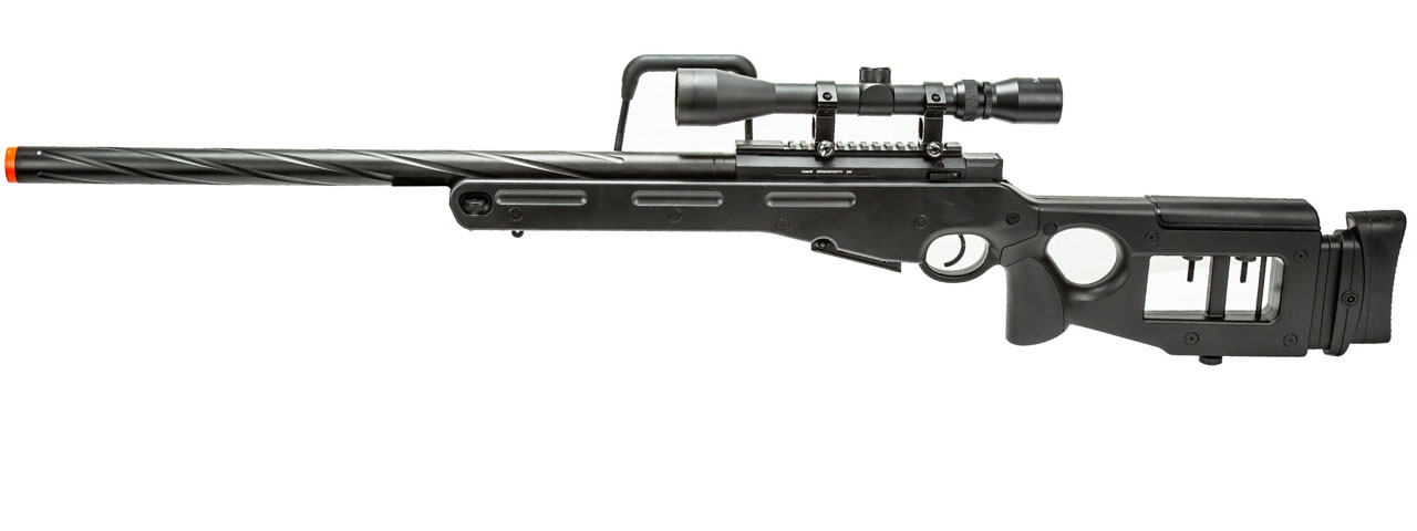 WellFire SV98 Bolt Action Airsoft Sniper Rifle w/ Scope (Color: Gray) - Click Image to Close