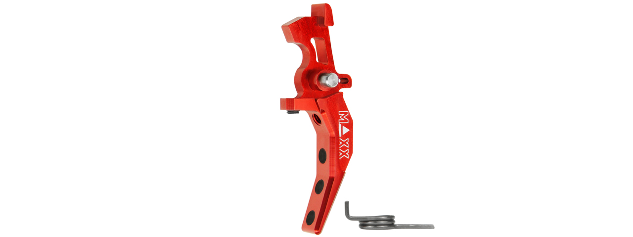 Maxx Model CNC Aluminum Advanced Speed Trigger Style C (Color: Red) - Click Image to Close