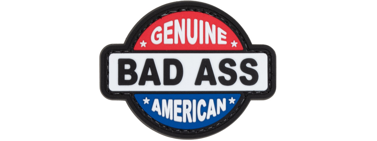 Genuine Bad Ass American PVC Patch - Click Image to Close