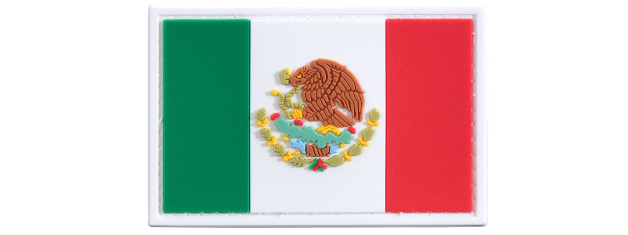 Mexico Flag PVC Patch - Click Image to Close