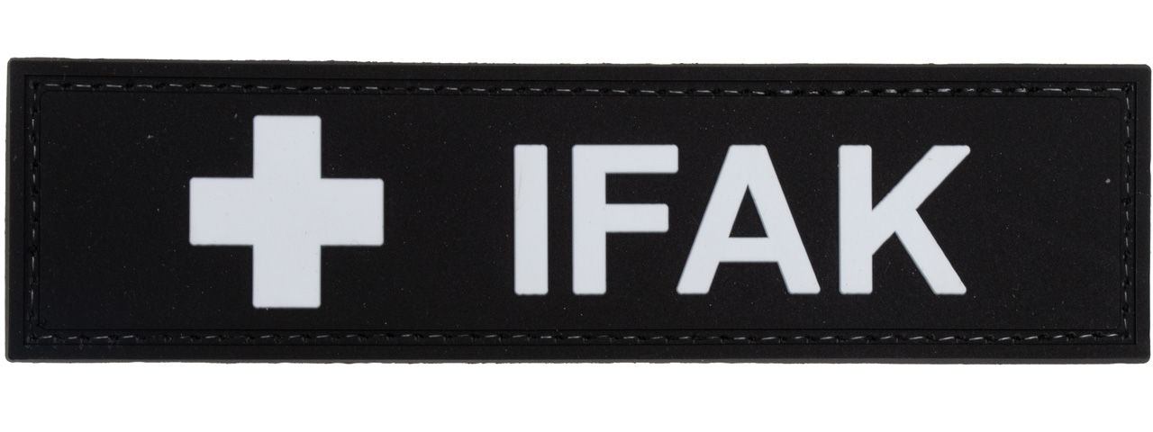 "IFAK" Individual First Aid Kit Large PVC Patch - Click Image to Close