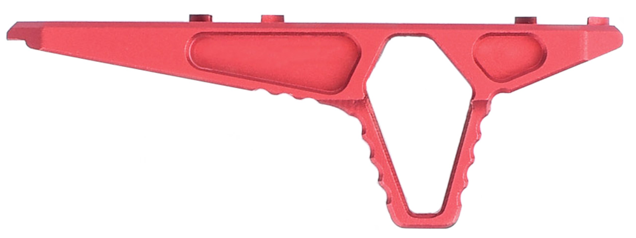 Ranger Armory Angled Hand-Stop for KeyMod and M-LOK (Color: Red) - Click Image to Close