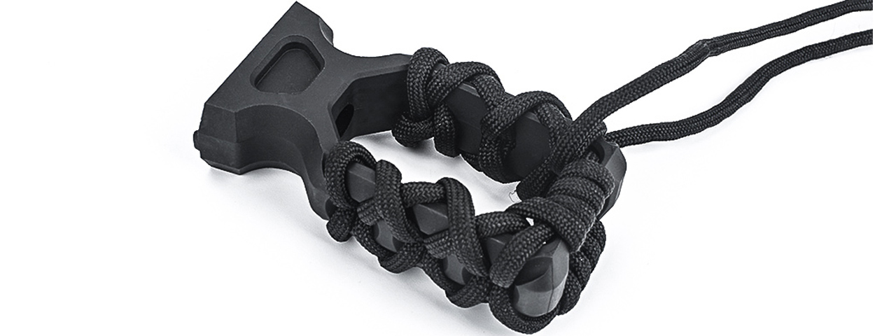 Ranger Armory Paracord Vertical Grip for KeyMod and M-LOK (Color: Black) - Click Image to Close