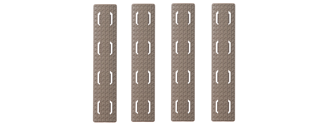 Ranger Armory M-LOK Rail Cover (Pack of 4 / Color: Tan) - Click Image to Close