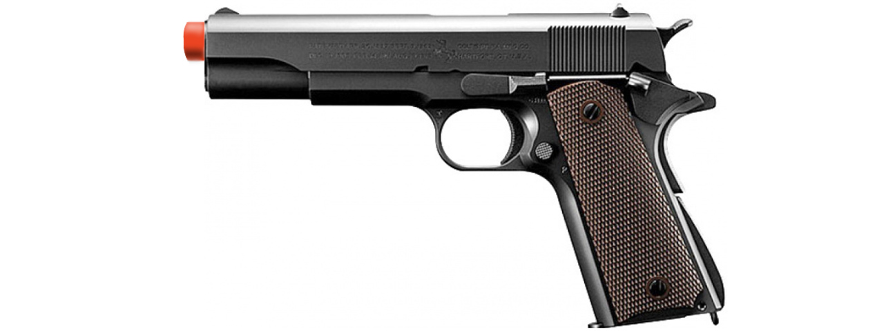 Tokyo Marui M1911A1 Government Gas Blowback Airsoft Pistol (BLACK) - Click Image to Close