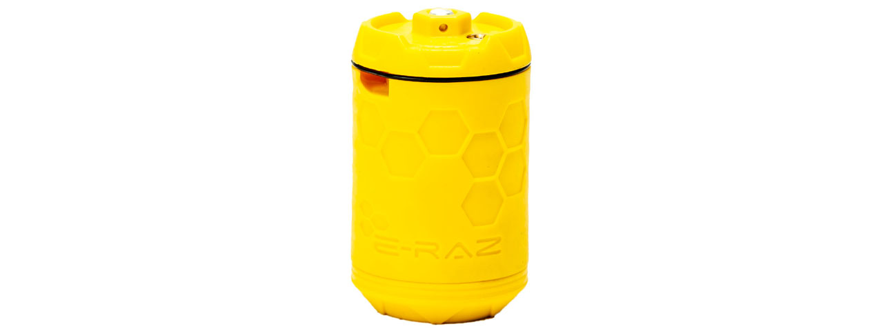 Z-Parts ERAZ Rotative 100 BBs Green Gas Airsoft Grenade (Color: Yellow) - Click Image to Close