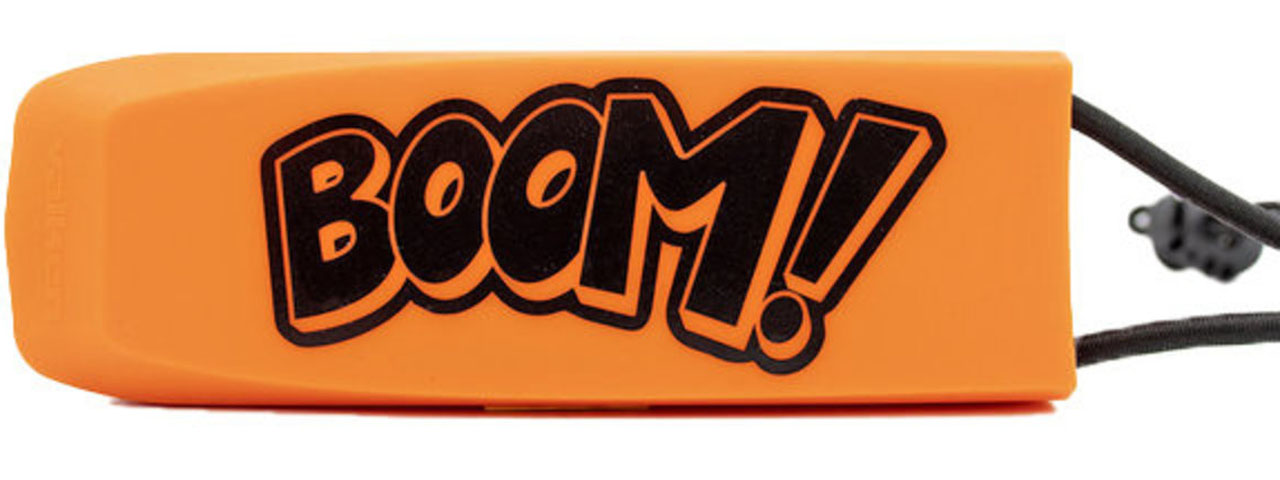 Valken Daggers Barrel Cover "BOOM" (Color: Orange) - Click Image to Close