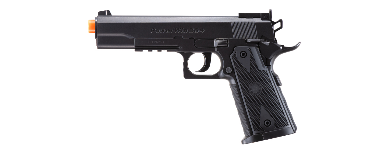 WG PowerWin 304B Non-Blowback CO2 1911 Airsoft Pistol (Color: Black) - Click Image to Close