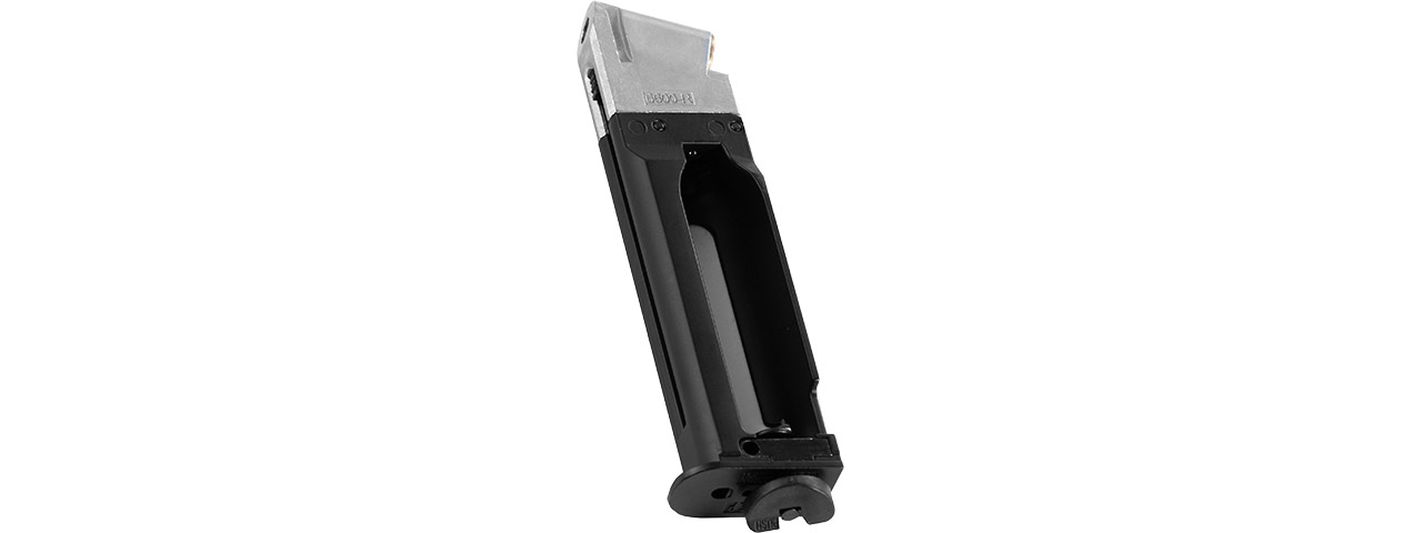 Win Gun 1911 Special Combat CO2 Non-Blowback Pistol Magazine (Color: Black and Silver) - Click Image to Close