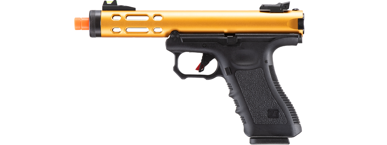 WE-Tech Galaxy G-Series Gas Blowback Airsoft Pistol (Color: Gold) - Click Image to Close