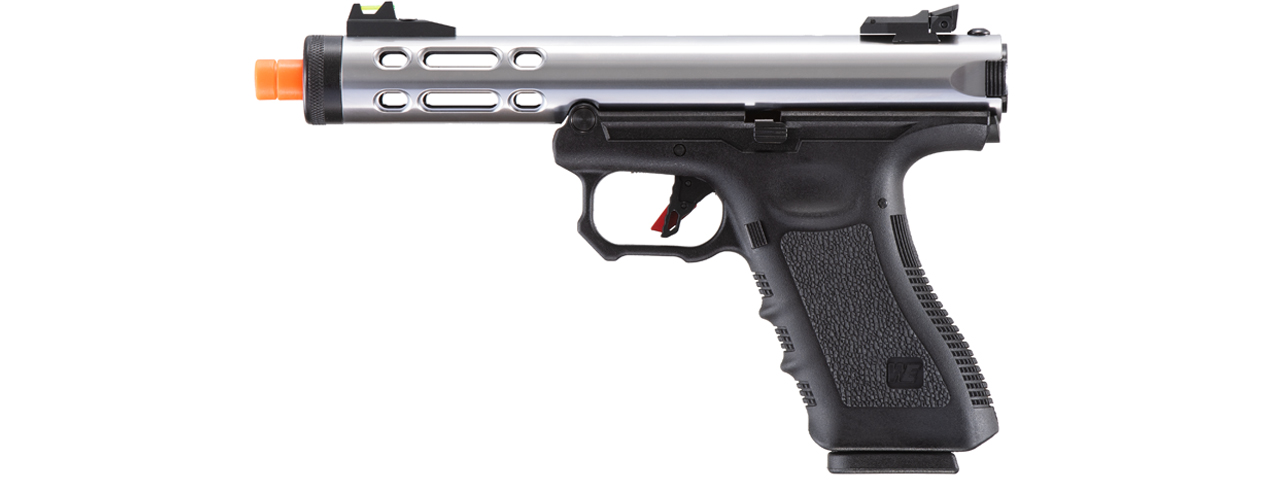 WE-Tech Galaxy G-Series Gas Blowback Airsoft Pistol (Color: Silver) - Click Image to Close