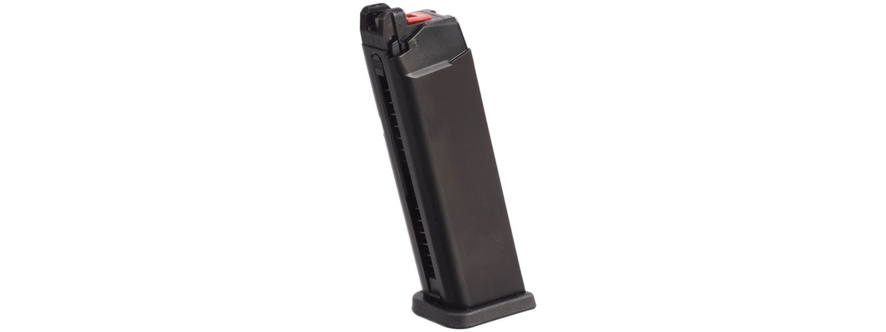 WE-Tech Galaxy GX001 26 Round Metal Green Gas Magazine (Color: Black) - Click Image to Close