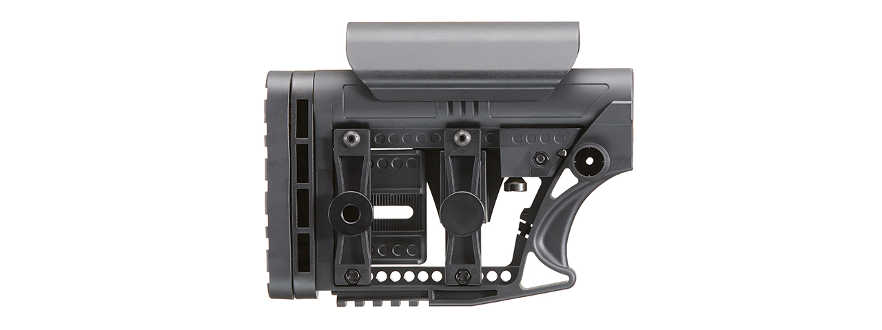 Adjustable Precision Sniper Stock for M4/M16 Airsoft AEG Rifles (Color: Black) - Click Image to Close