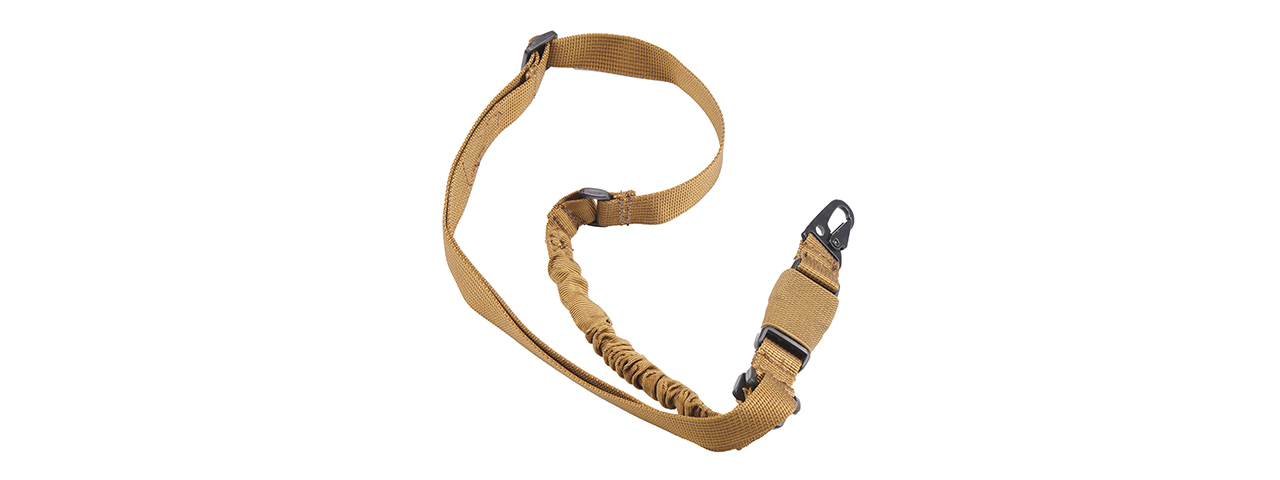 Diamond Tactical Viper 1-Point Airsoft Bungee Sling (Color: Tan) - Click Image to Close