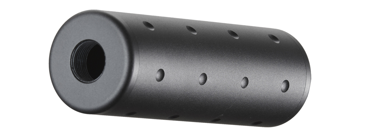 Atlas Custom Works 14mm Negative Zephyr Mock Suppressor (Color: Black) - Click Image to Close