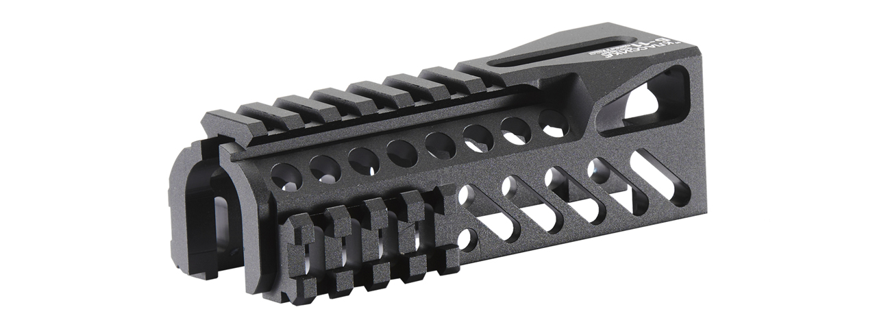 Atlas Custom Works B-11 Railed Handguard for AKS-74u Airsoft AEG Rifles (Color: Black) - Click Image to Close