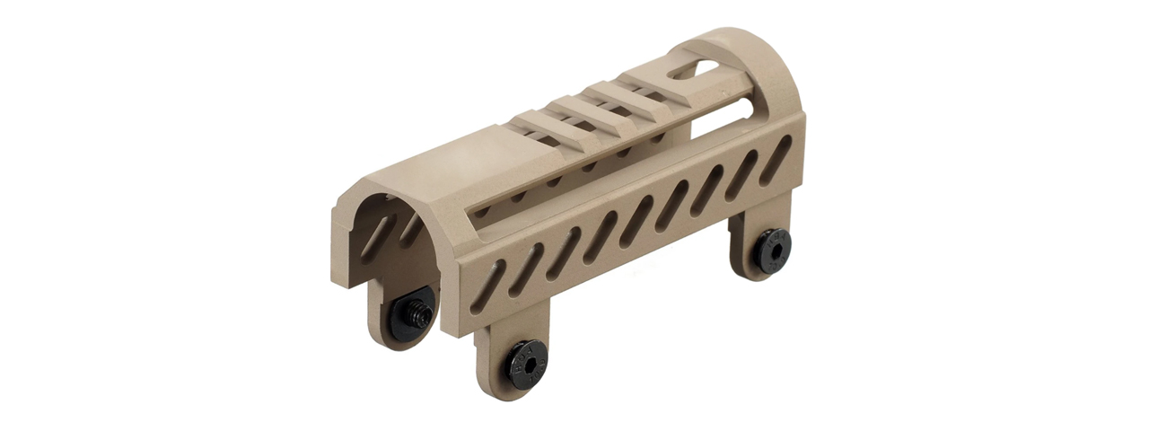 Atlas Custom Works B-19N Classic AK Gas Tube Cover for AK Series Airsoft Rifle (Color: Desert Tan) - Click Image to Close