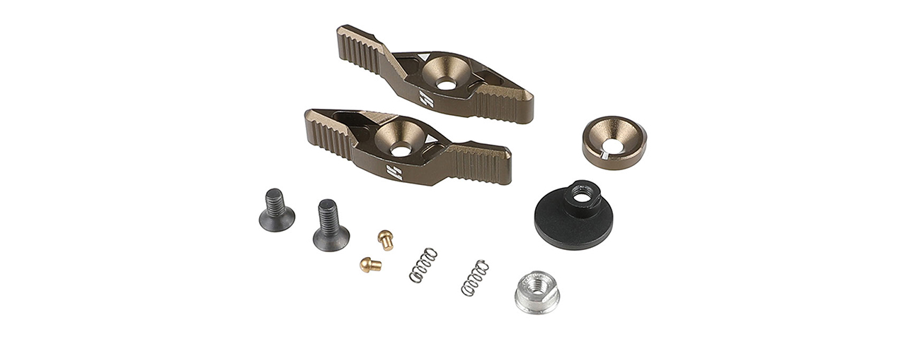 Atlas Custom Works Si Type Ambidextrous Selector for Airsoft M4/M16 Series AEGs (Color: Flat Dark Earth) - Click Image to Close