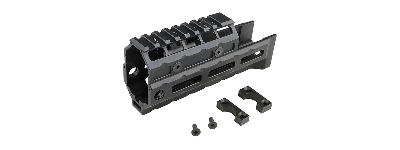 Atlas Custom Works Aluminum M-LOK AK-47 & 74 Universal Handguard Rail (Color: Black) - Click Image to Close