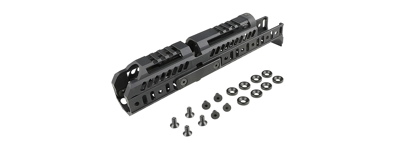 Atlas Custom Works Sport 1 Modular Handguard Kit for AK74 / AK105 Series Airsoft Rifle (Color: Black) - Click Image to Close