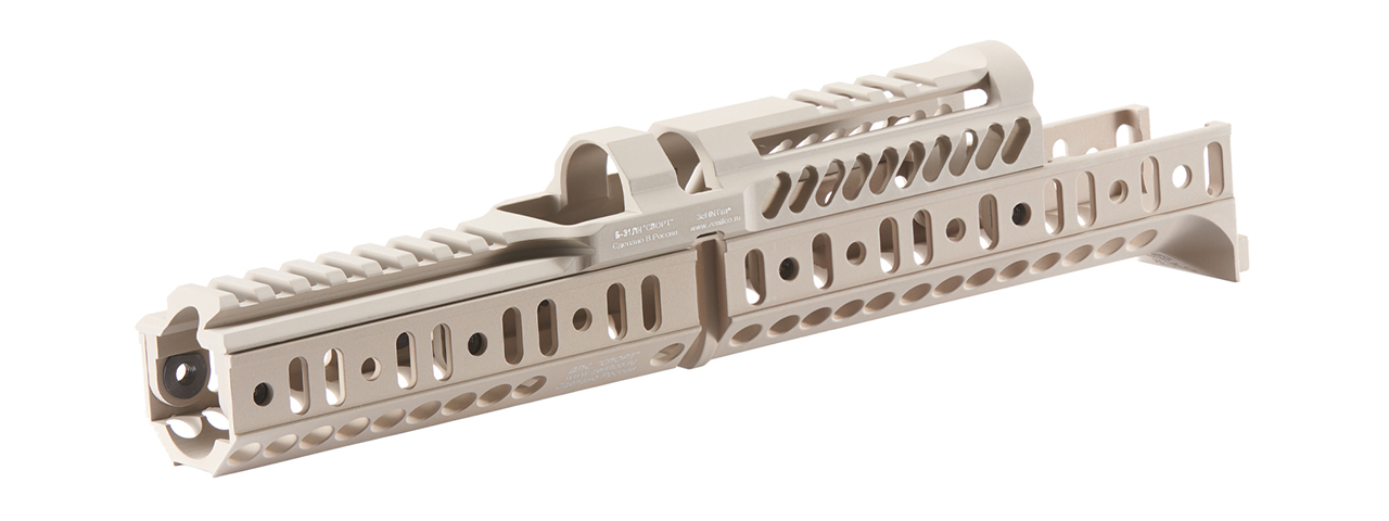 Atlas Custom Works Sport 3 Rail Kit for LCT PP19 Airsoft AEG (Color: Black) - Click Image to Close