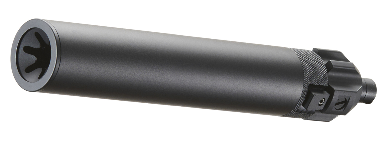 Atlas Custom Works QD Mock Suppressor for Tokyo Marui Airsoft GBB MP7 (Color: Black) - Click Image to Close