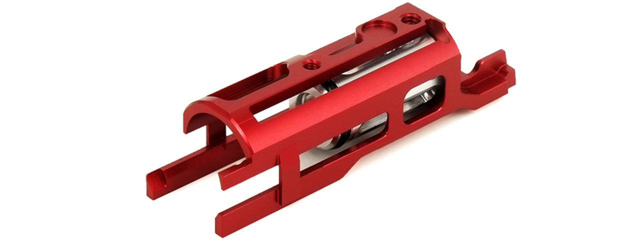 Airsoft Masterpiece EDGE Version 2 Aluminum Blowback Housing for Hi-Capa/1911 (Color: Red) - Click Image to Close