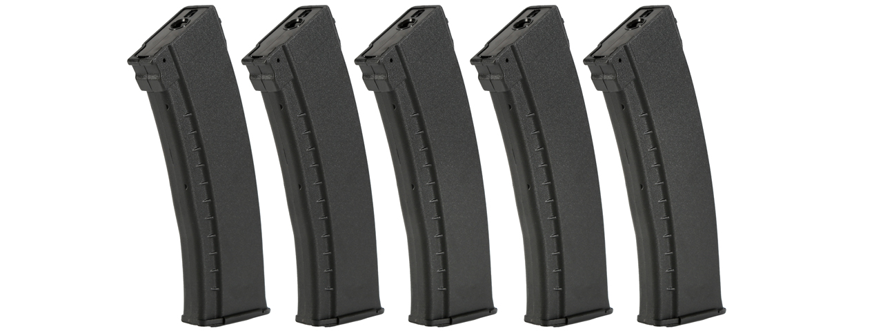 Arcturus AK74 Bakelite 30/135 Round Mid-Capacity EMM Magazine (Pack of 5) - Click Image to Close