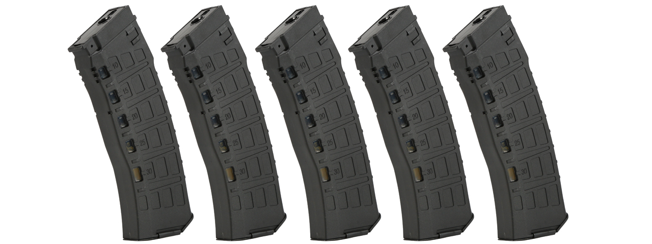 Arcturus AK12 30/135 Round Variable Mid-Cap EMM Magazine (Pack of 5) - Click Image to Close