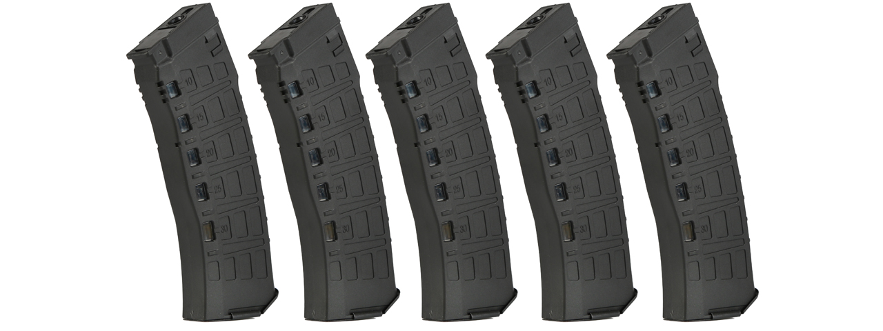 Arcturus AK12 550 Round Hi-Capacity EMM Magazine (Pack of 5) - Click Image to Close