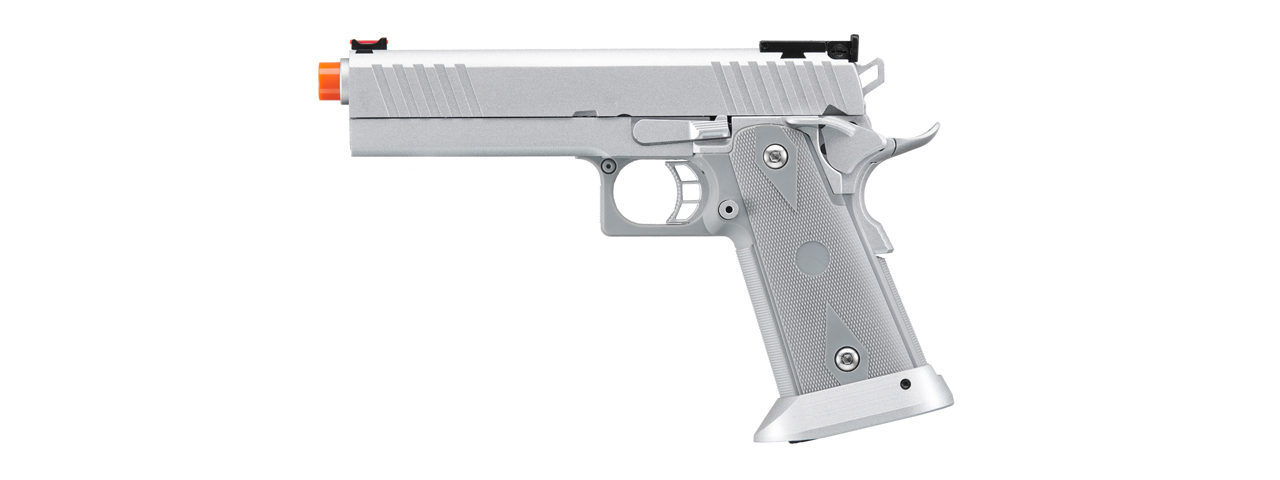 Army Armament R609 1911 Gas Blowback Airsoft Pistol (Color: Silver) - Click Image to Close