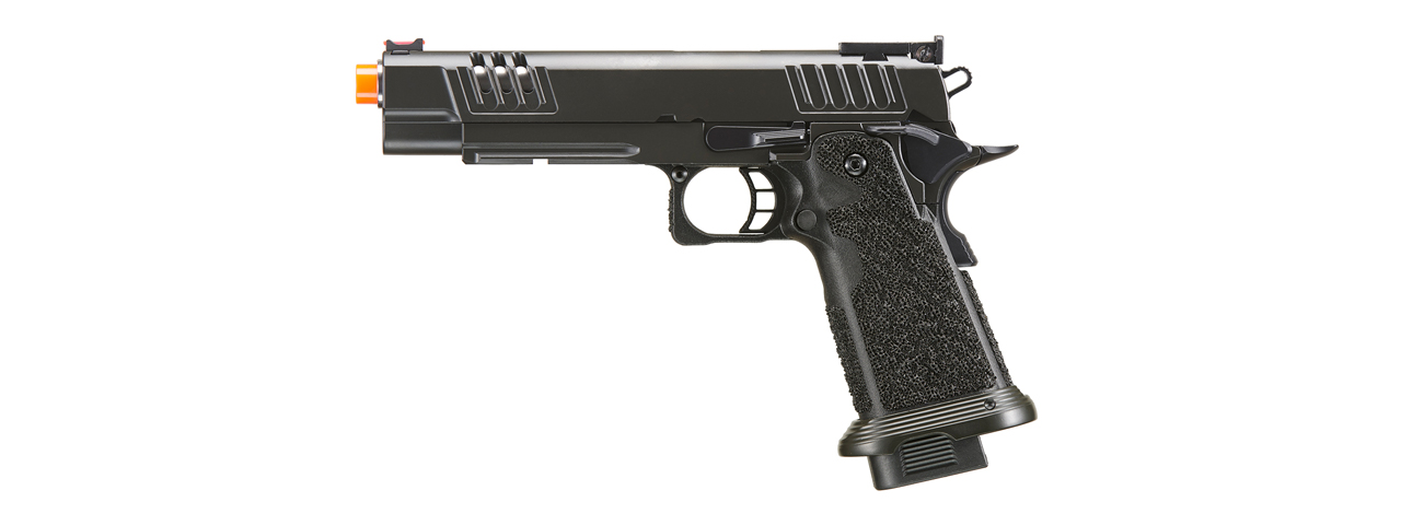 Army Armament R611 XL 5.1 Hi-Capa Gas Blowback Airsoft Pistol (Color: Black) - Click Image to Close