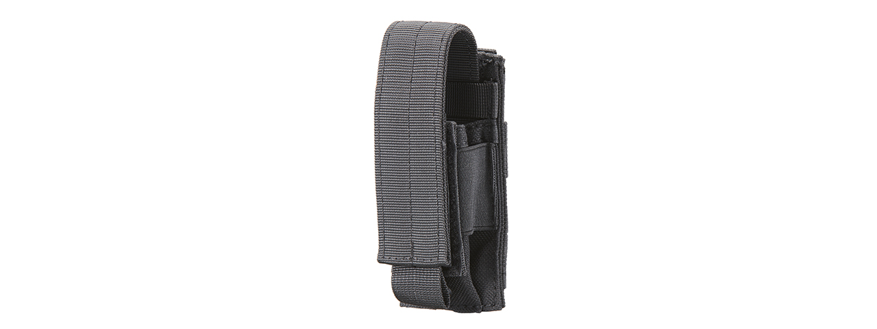 Code 11 Single Pistol Magazine Pouch (Color: Black) - Click Image to Close