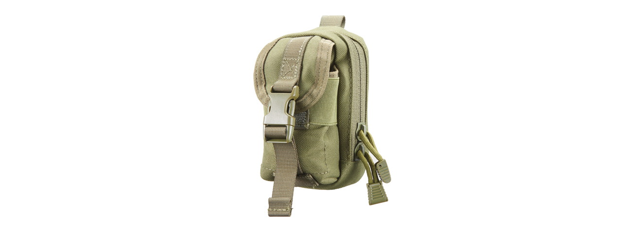 Code 11 Molle Multi-Purpose Handheld Radio Pouch (Color: OD Green) - Click Image to Close